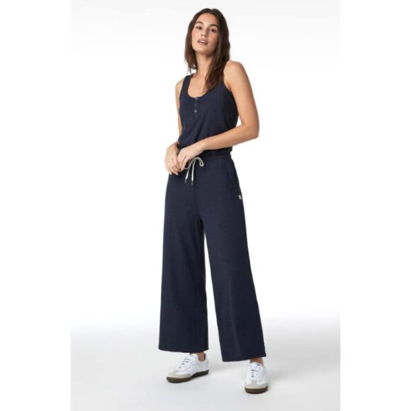 Vuori Falls Jumpsuit Wide Leg One Piece Size M Athleisure Drawstring Comfy Sport - Picture 8 of 9